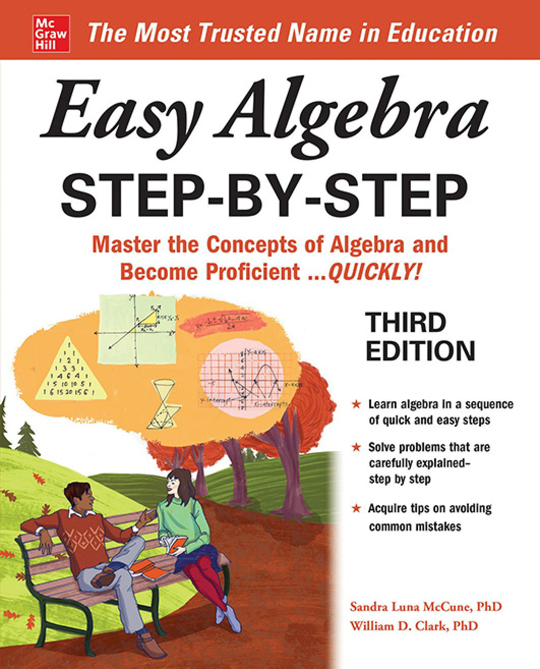 Preview of eBook [PDF] Easy Algebra Step-by-Step 3rd Edition By Sandra Luna McCune, William Clark