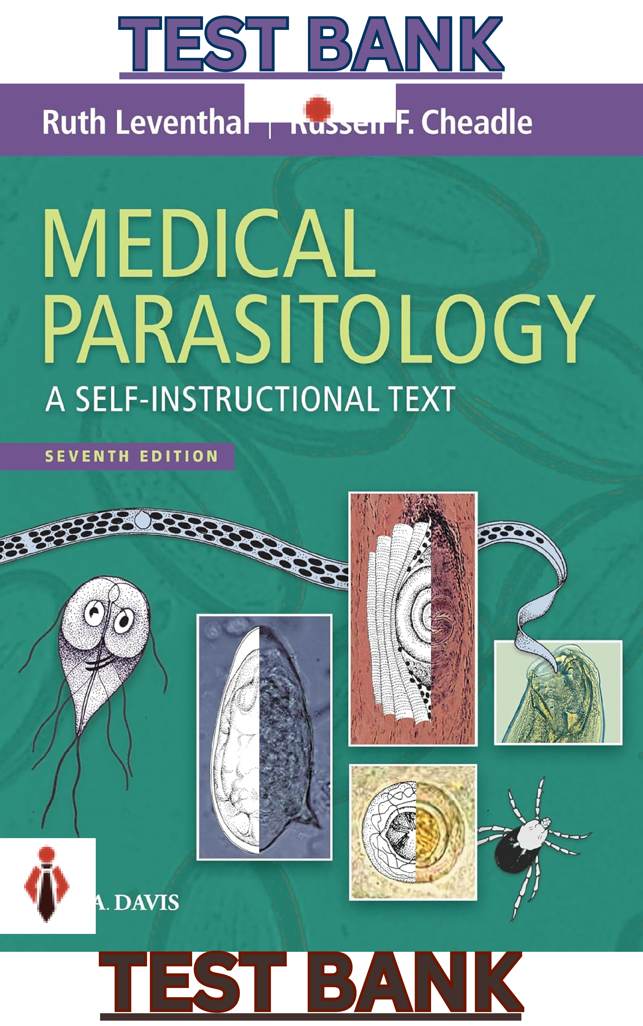 Preview image for Test Bank for Medical Parasitology: A Self-Instructional Text, 7th Edition by Ruth Leventhal & Russell Cheadle