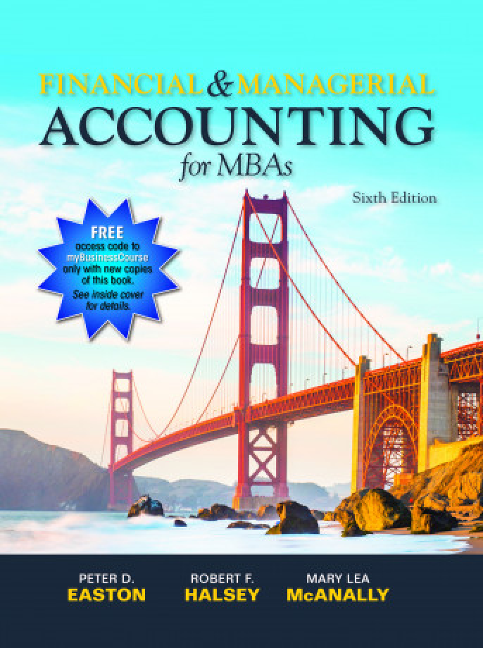 Preview of test bank for Financial &amp; Managerial Accounting for MBAs, 6eby Easton