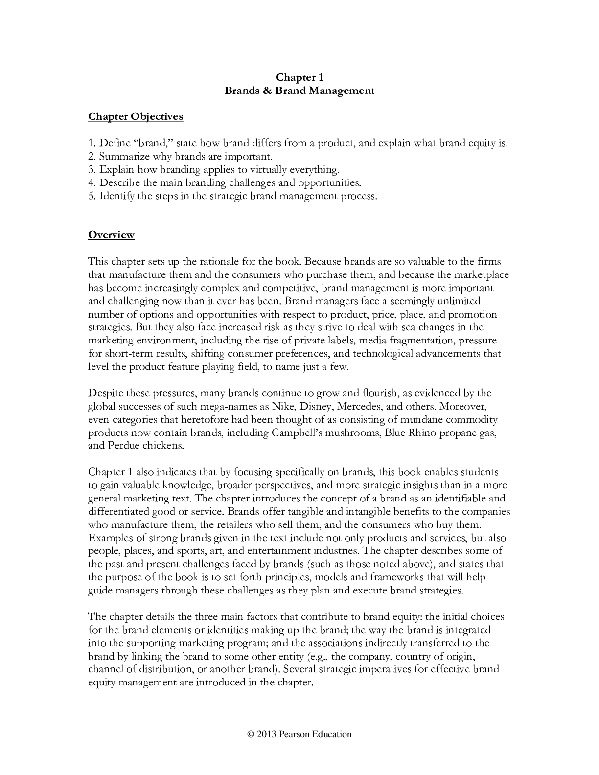 Preview image for Instructor Manuals For Strategic Brand Management, 4E Kevin Lane Keller