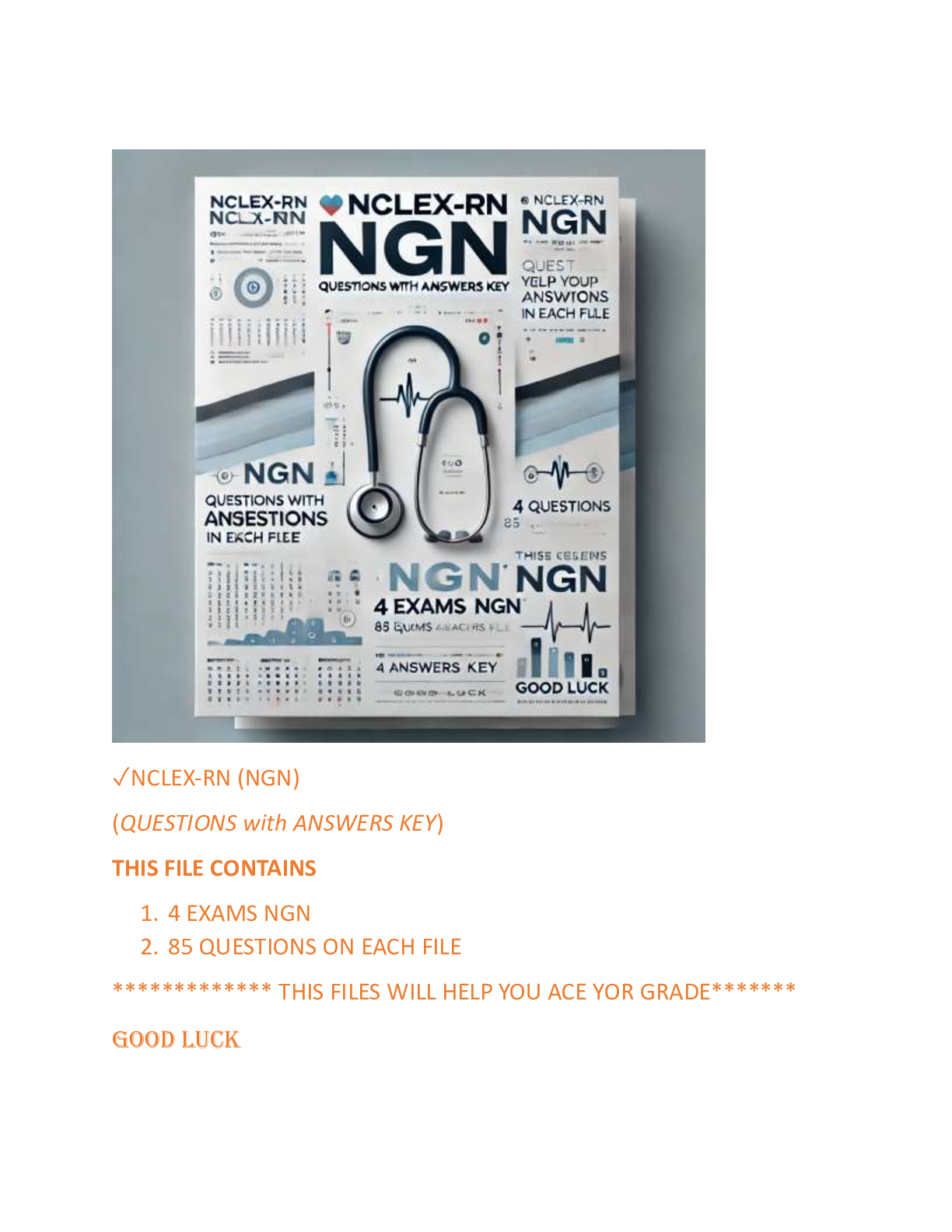 Preview image for NCLEX RN NGN FILE 2024