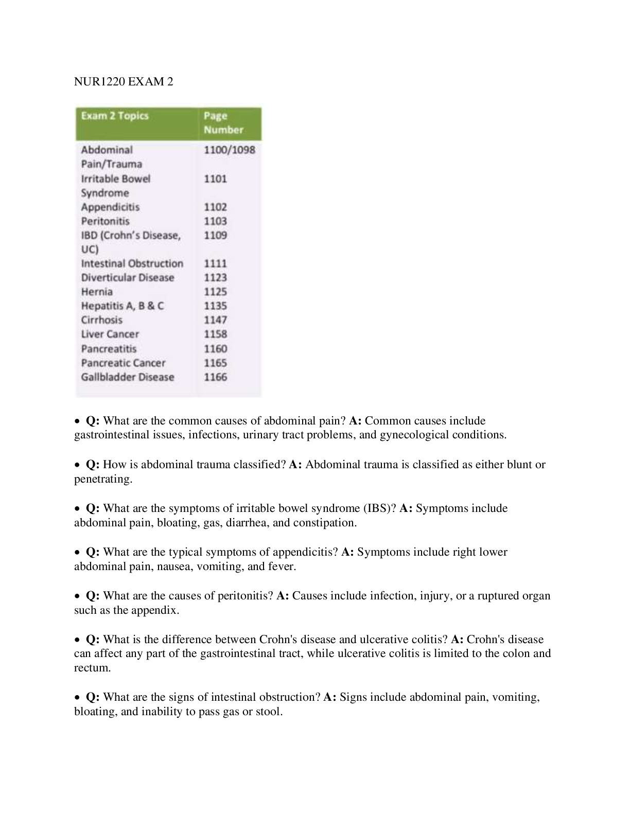 Preview image for NUR1220 EXAM 2 FILE
