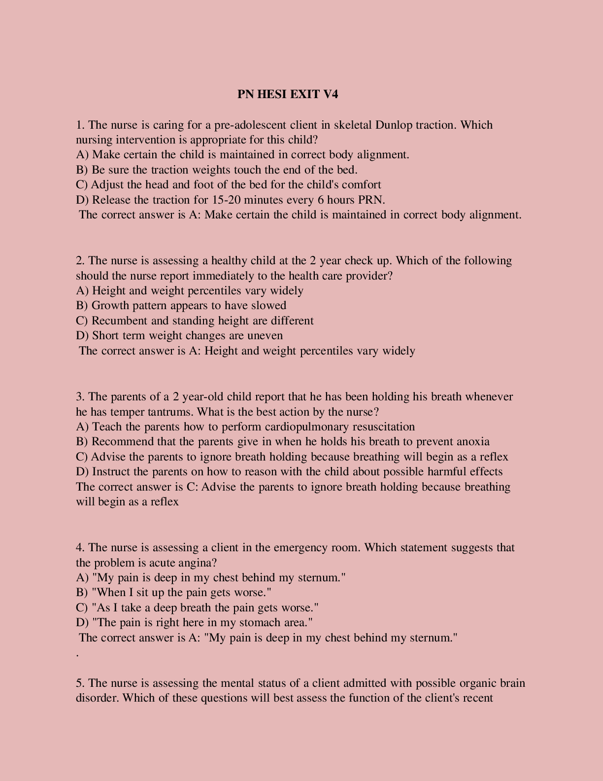 Preview image for HESI PN EXIT EXAM V4