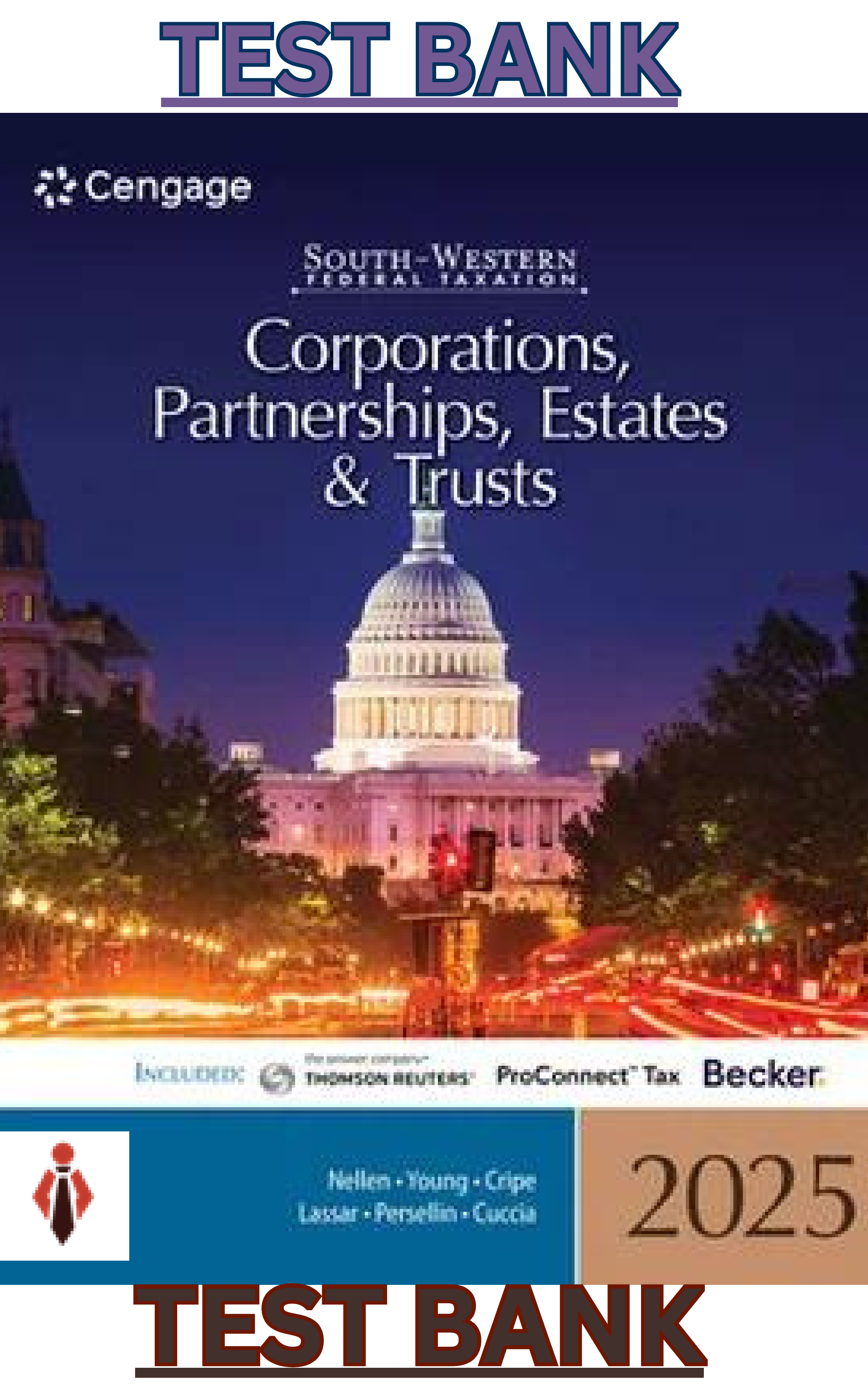 Preview image for Test Bank for South-Western Federal Taxation 2025: Corporations, Partnerships, Estates and Trusts 48th Edition by William A. Raabe, James C. Young