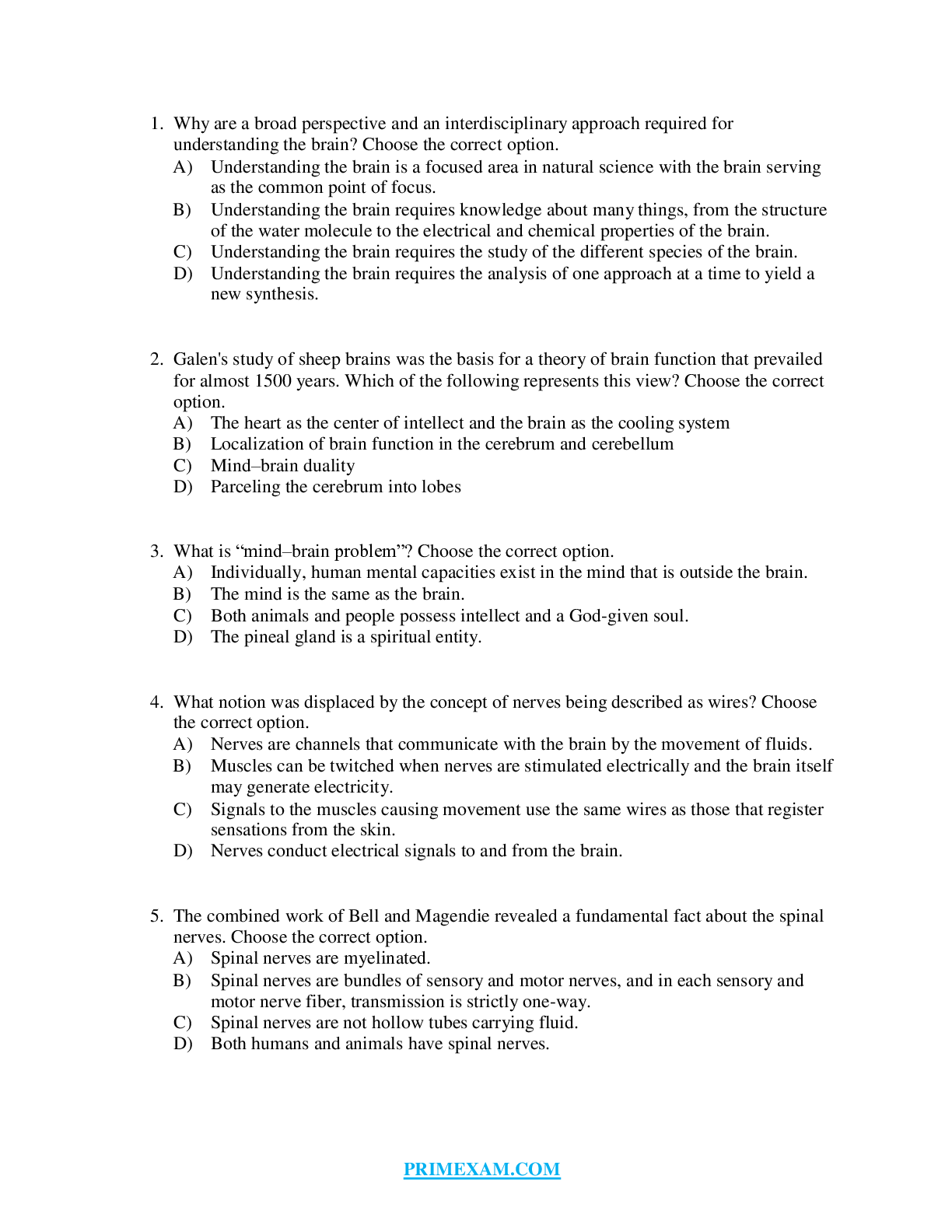 Preview image for Test Bank for Neuroscience 2015 All Chapters