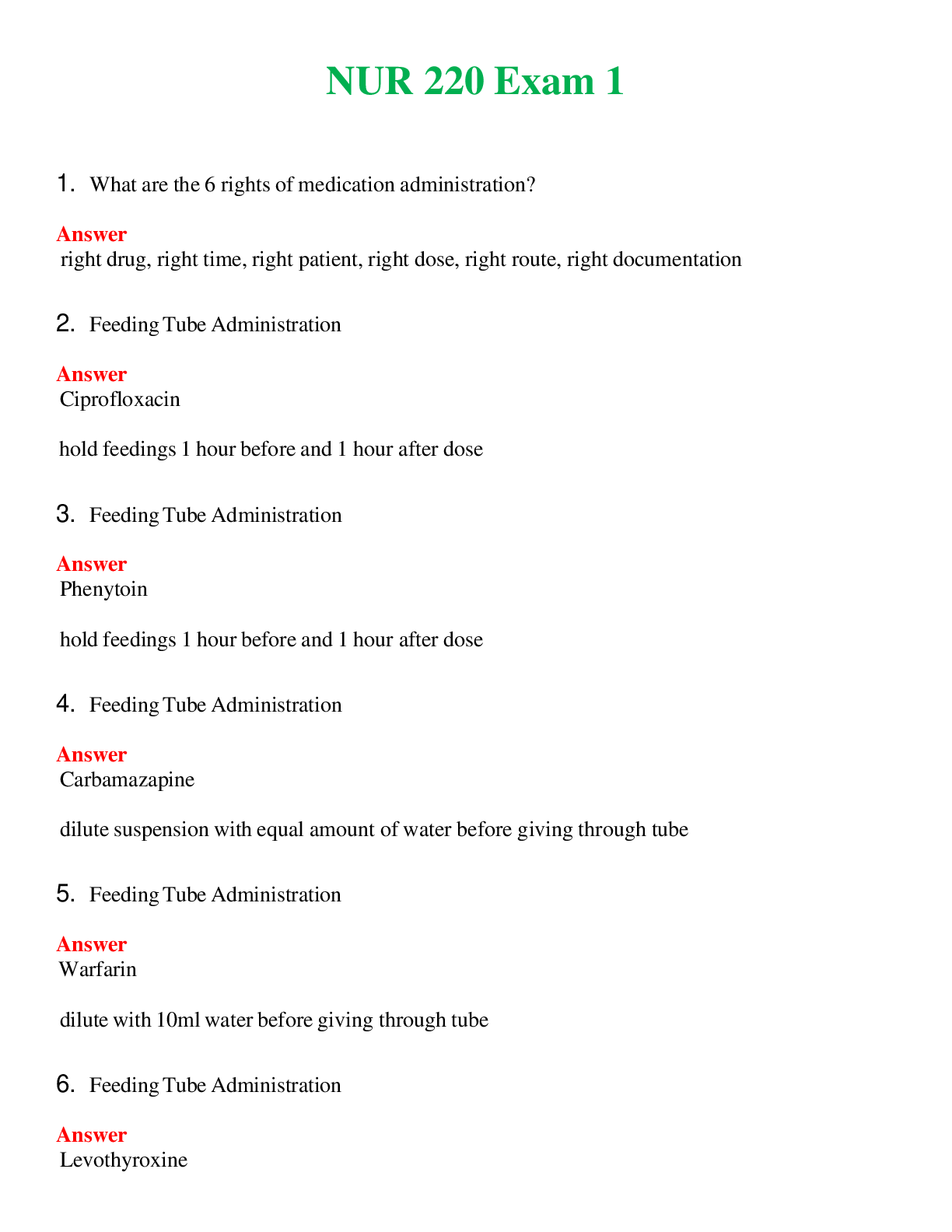 NUR 220   EXAM 1 | ACTUAL QUESTIONS AND ANSWERS 100% CORRECT