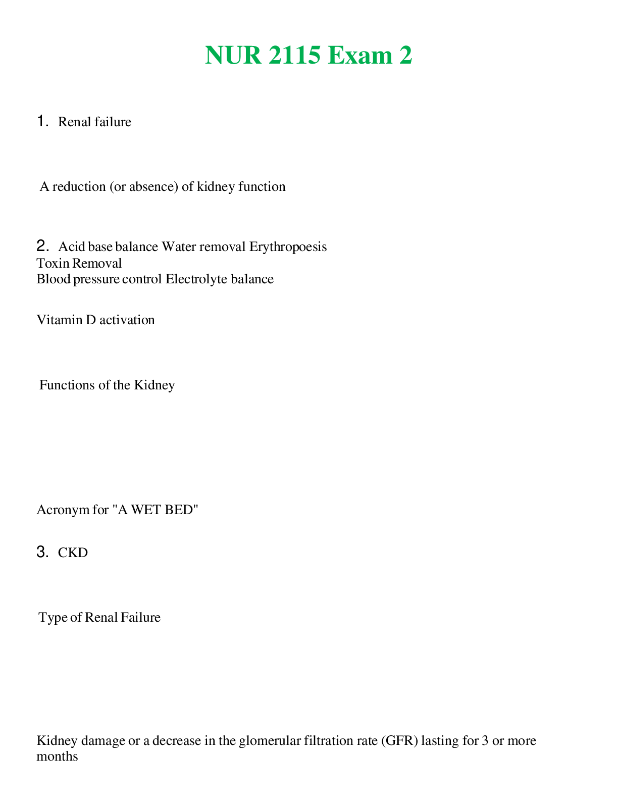 Preview image for NUR 2115   EXAM 2 | A+ RATED GUIDE | QUESTIONS AND ANSWERS (SOLVED)