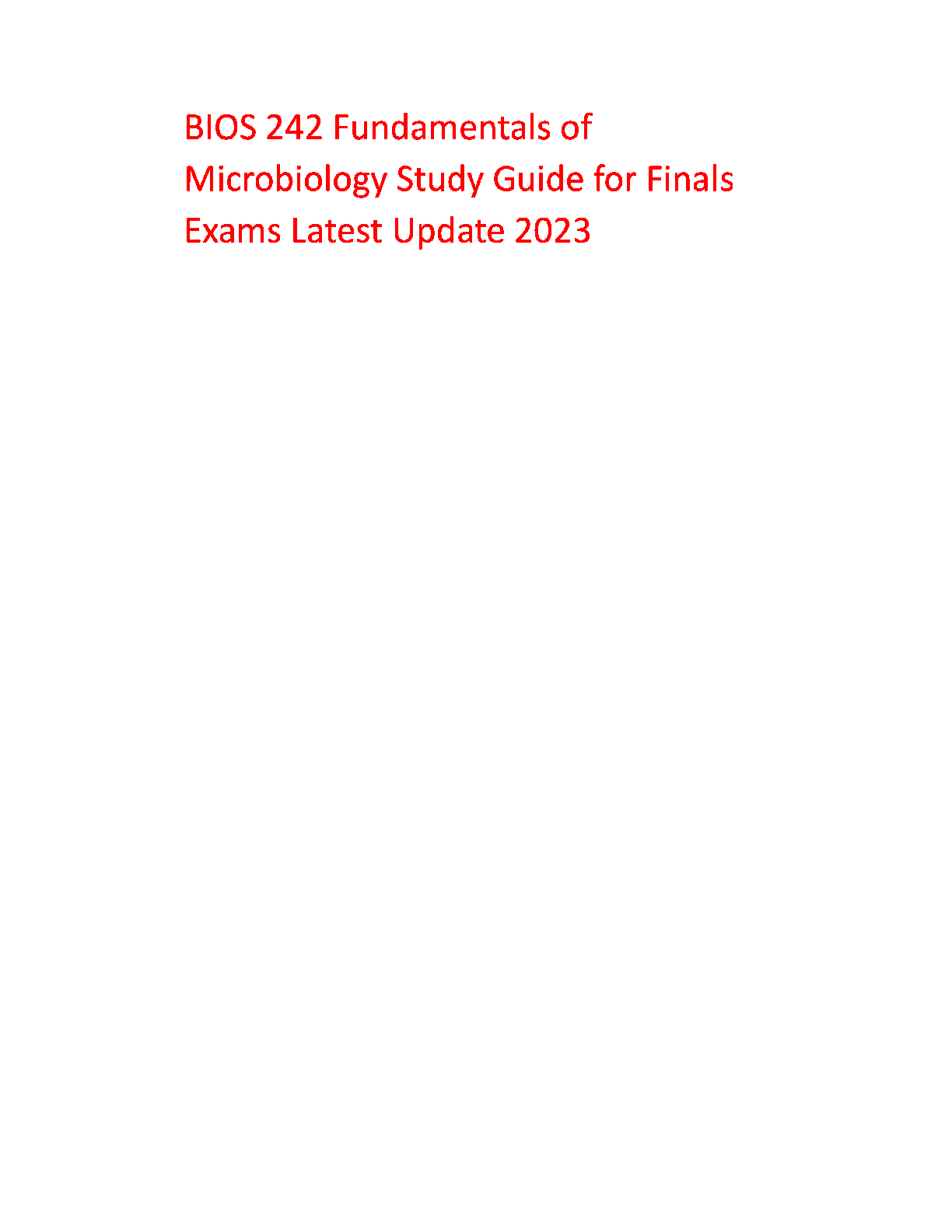 Preview of BIOS_242_Fundamentals_of_Microbiology_Study_Guide_for_Finals__Exam