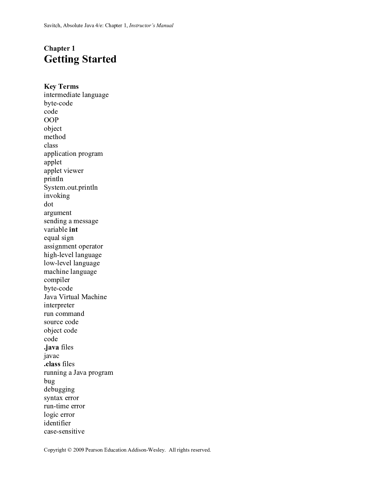 Preview image for Solution Manuals for Absolute Java, 4E Walter Savitch