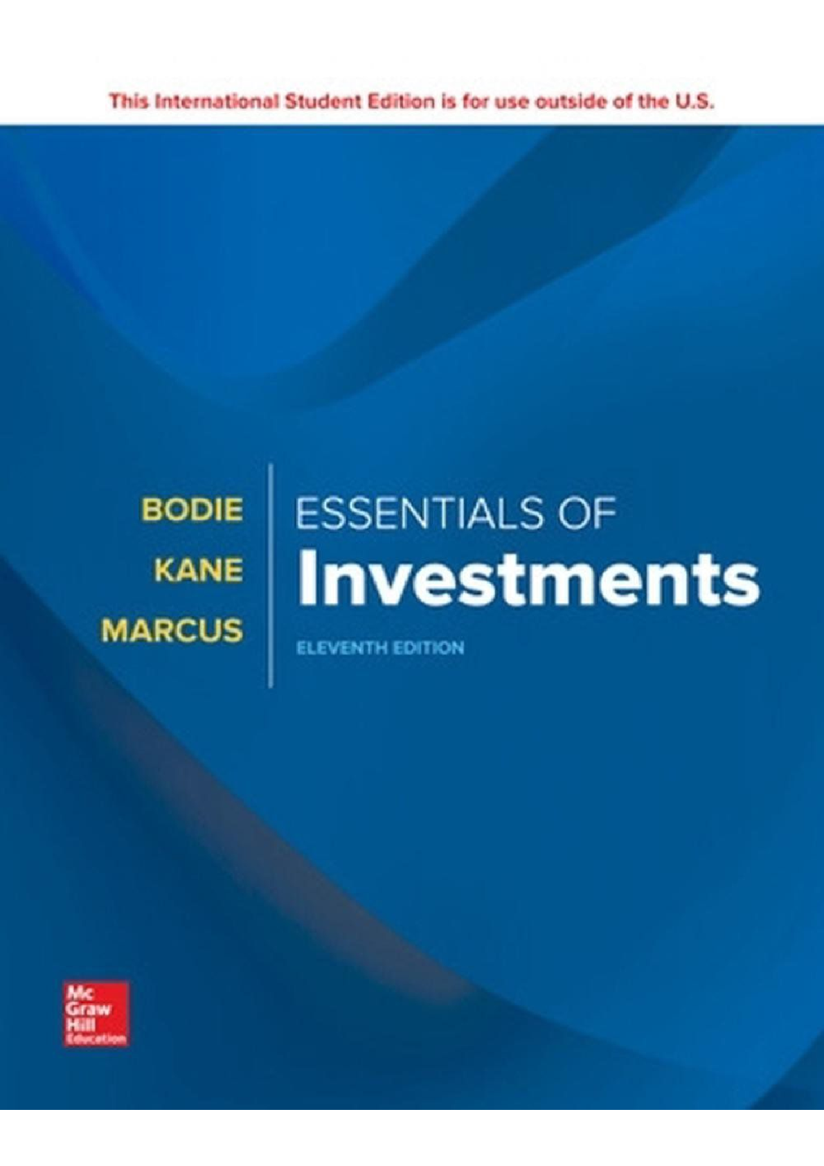 Preview image for Test Bank for Essentials of Investments 11th Edition Test Bank