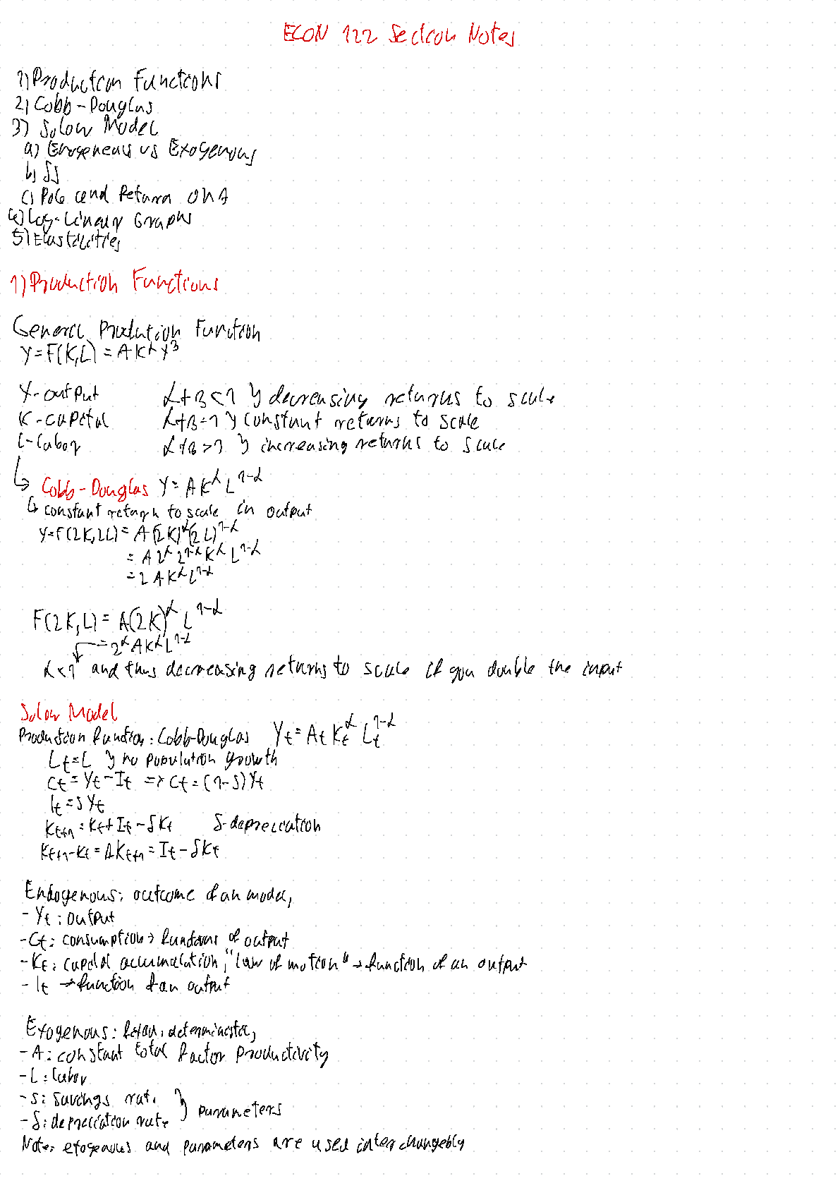 Preview of ECON 122 Section Notes