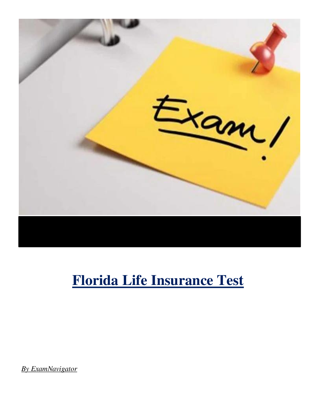 Florida Life Insurance Test ( Latest 2024 / 2025 ) Actual Questions and Answers 100% Correct