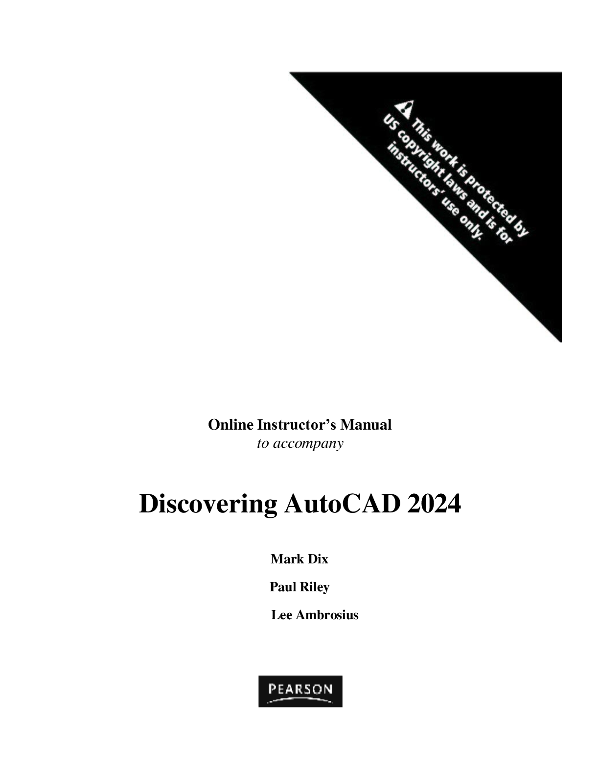 Preview of Test Bank For Discovering AutoCAD 2024, 1st Edition by Mark Dix Paul Riley Lee Ambrosius