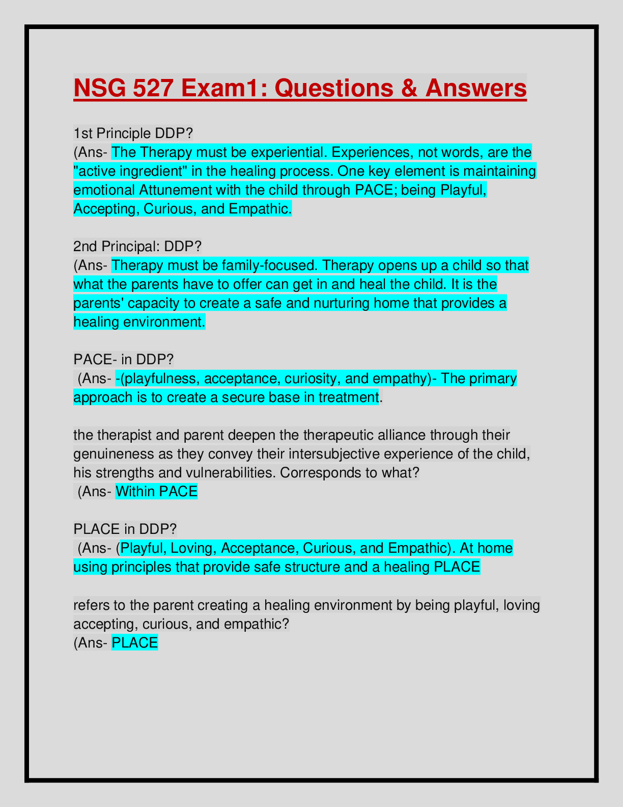 Preview image for NSG 527 Exam 1: Questions & Answers :Latest Updated