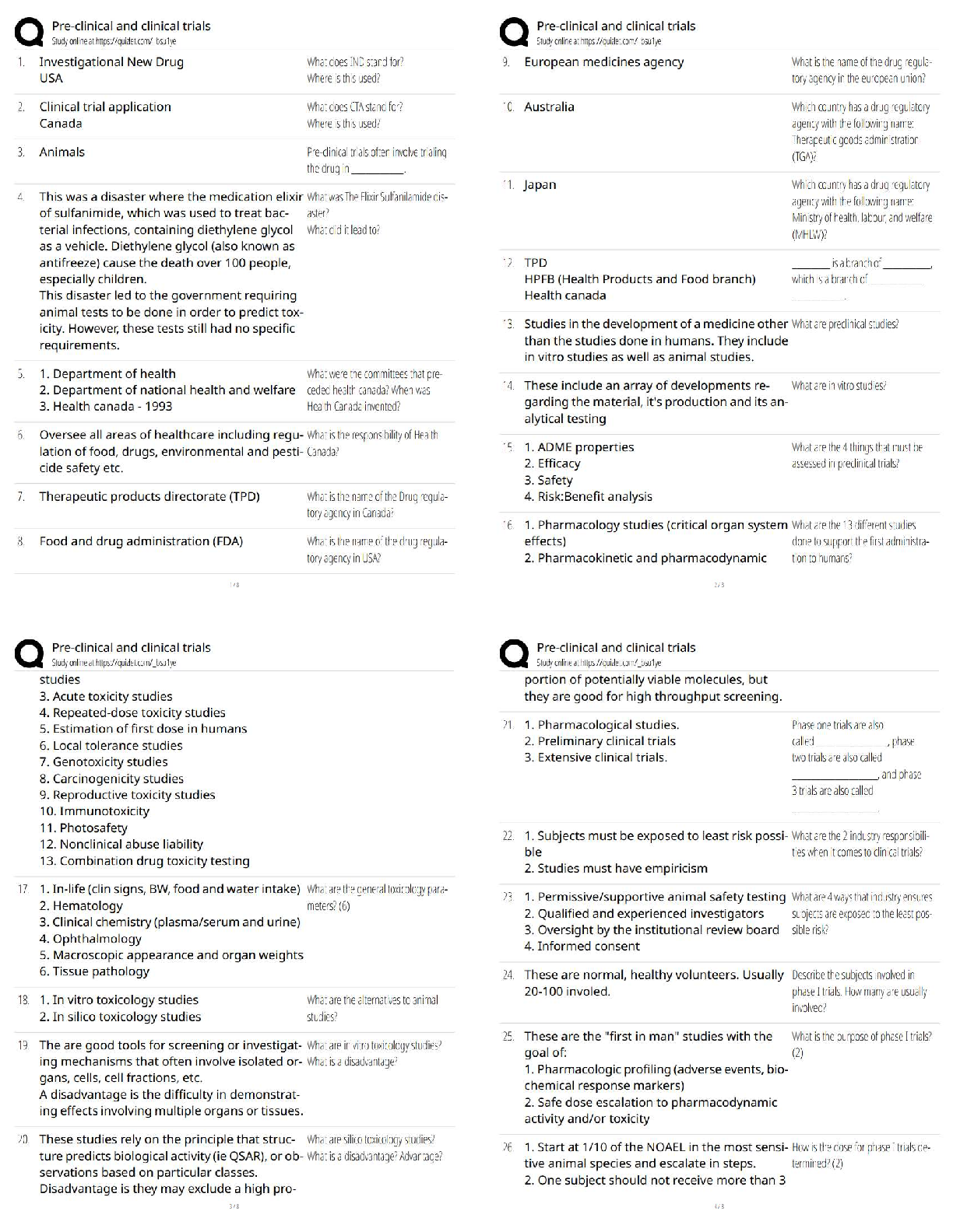 Recommended document preview for Pre-Clinical and Clinical Trials / 2025 Update / New Version   Study Guide & Test Bank