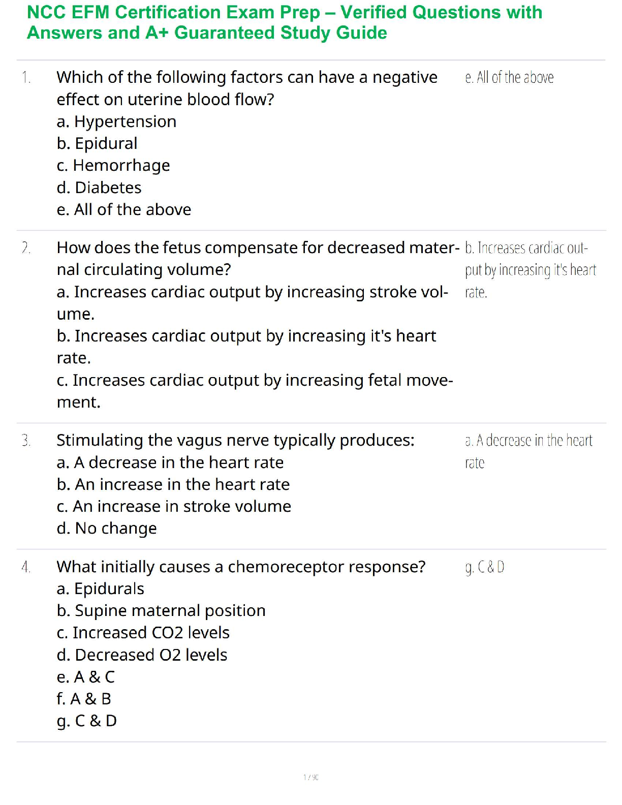 Preview image for NCC EFM Certification Exam Prep – Verified Questions with Answers and A+ Guaranteed Study Guide