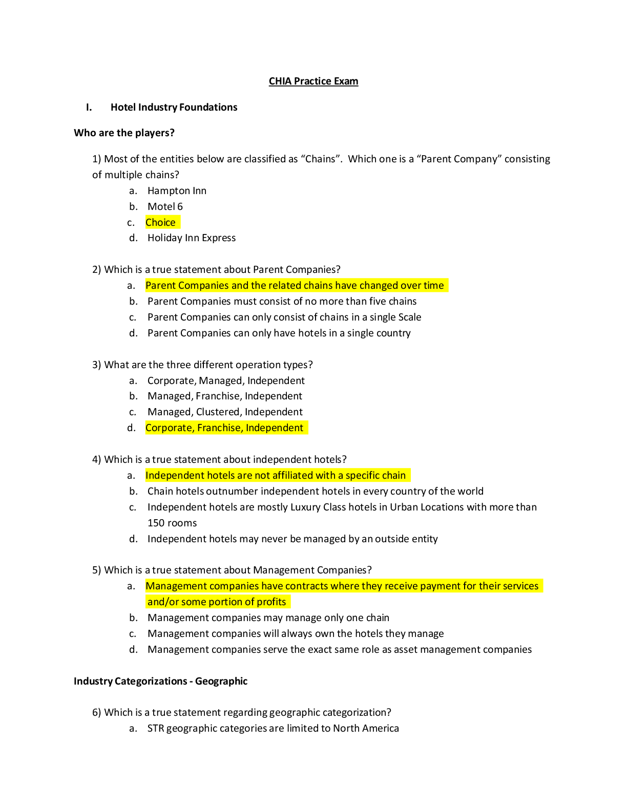 Preview image for CHIA Certification Exam! 100% CORRECT ANSWERS