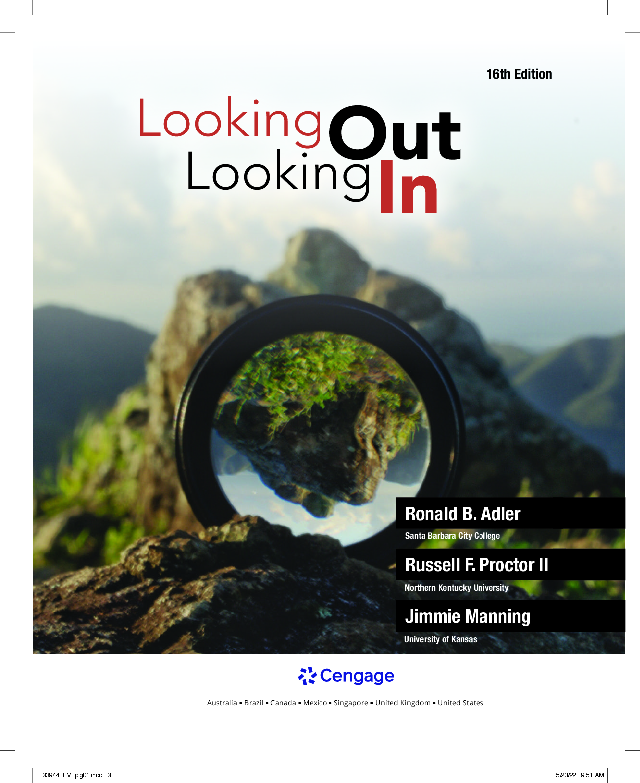 Preview of Looking Out, Looking In 16th Edition By Ronald Adler, Russell Proctor