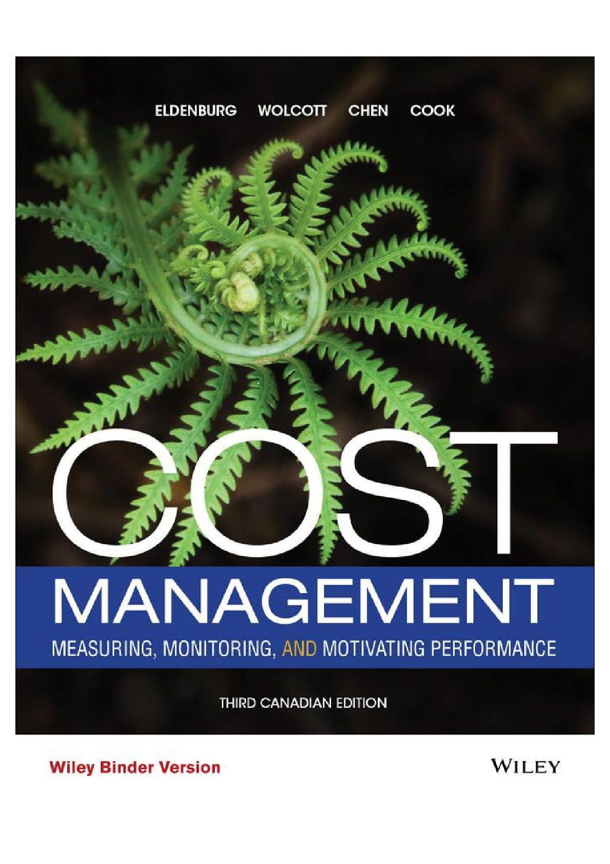Preview image for Solution manual For Cost Management, 3e Canadian Eldenburg