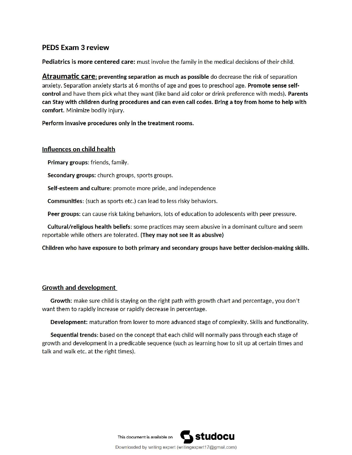 Recommended document preview for NUR 230 Galen College PEDS Exam 3 Study Guide – Cardiac & Respiratory – 2025 update | score 100% | NEW version