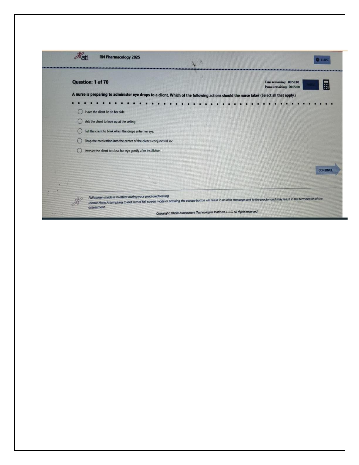 Preview image for 2025 ATI RN Nutrition Proctored Exam with NGN All 70 Screenshot Questions for 100% Score in RN ATI Nutrition Proctored Exam with NGN (2)