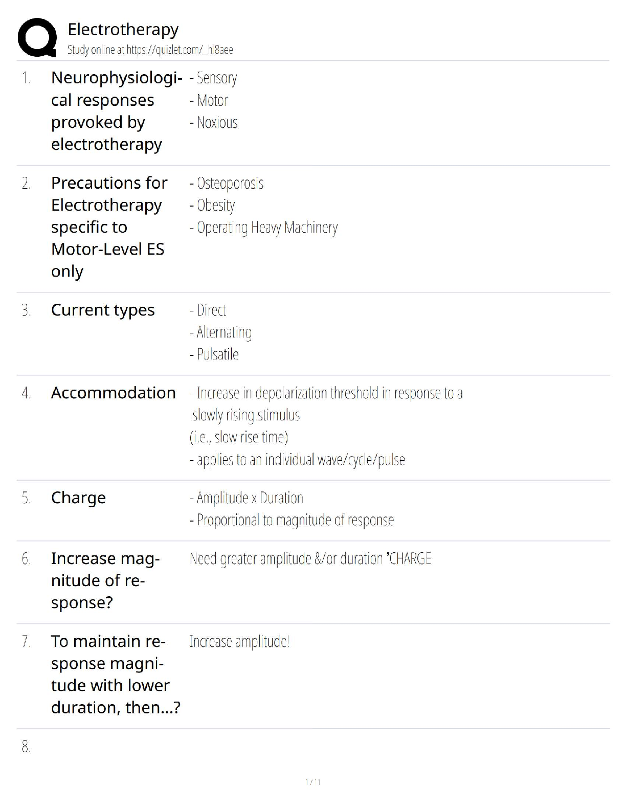 Preview of Electrotherapy / Flight Paramedic FP-C Study Guide 2025 –   / New Version