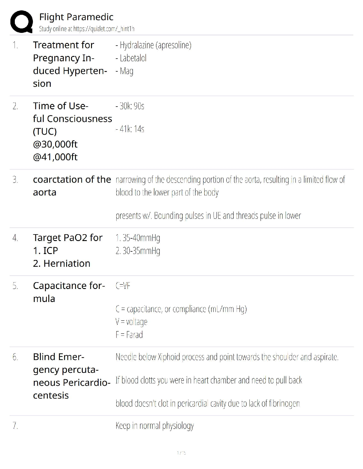Preview of Flight Paramedic / FP-C Exam Prep &amp; Study Guide 2025 –   / New Version