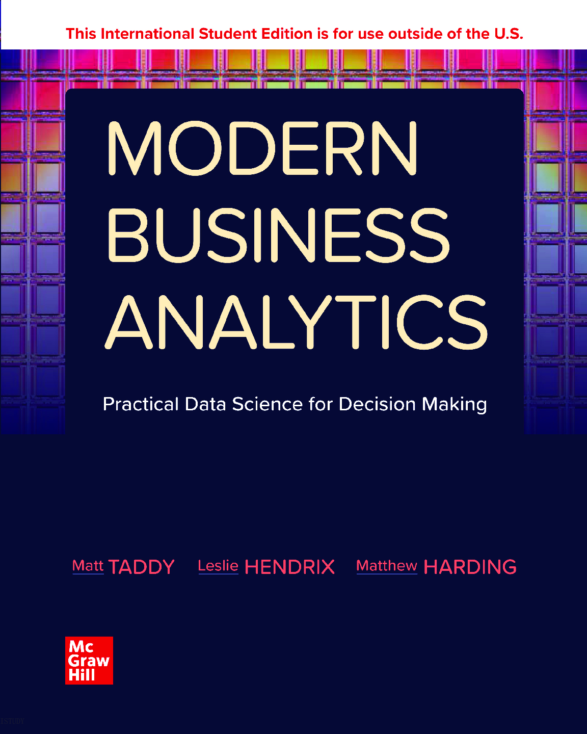 Preview of eBook Modern Business Analytics 1st Edition By Matt Taddy,  Leslie Hendrixv,  Matthew C. H