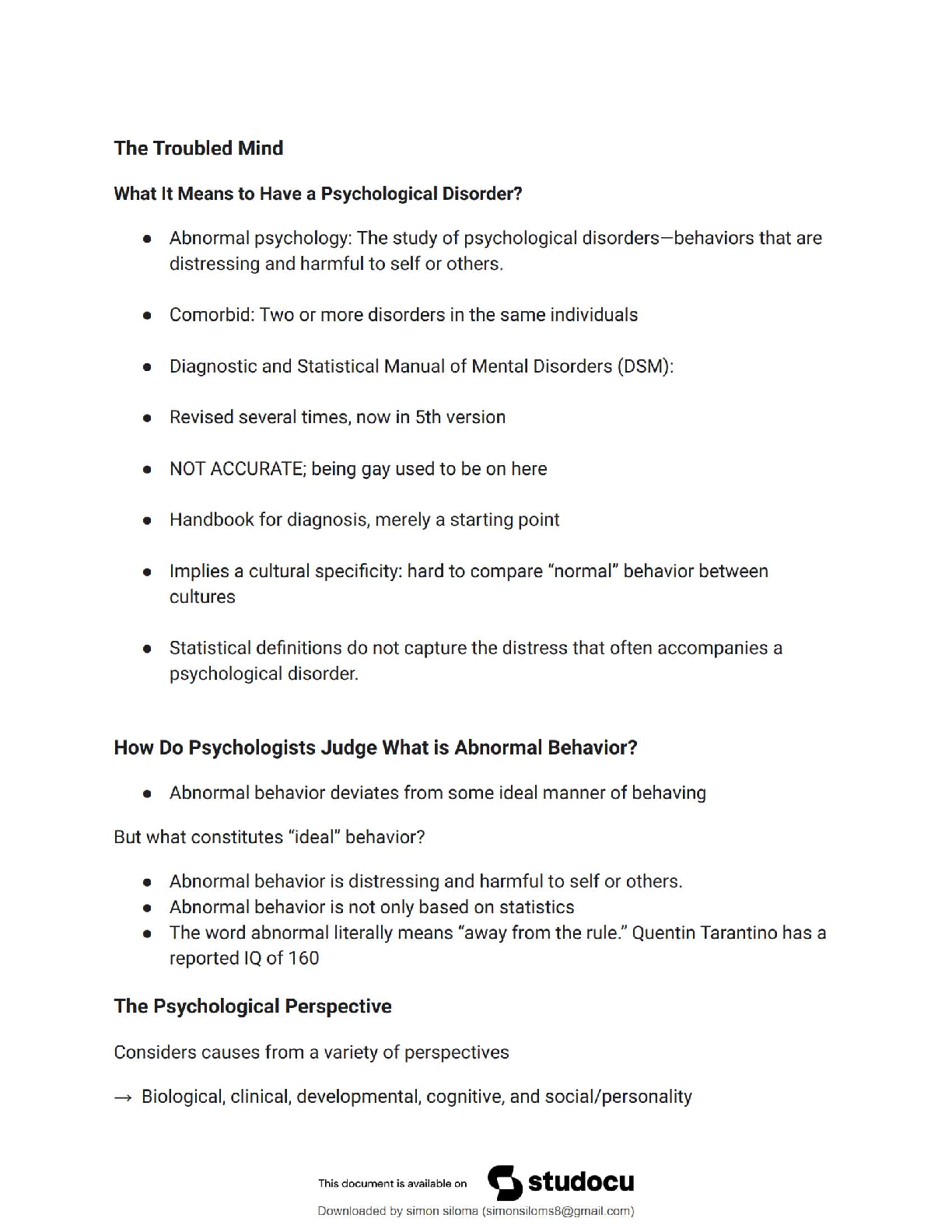 Preview of General Psychology / Chapter 14 Part 1 Notes   2025 Update