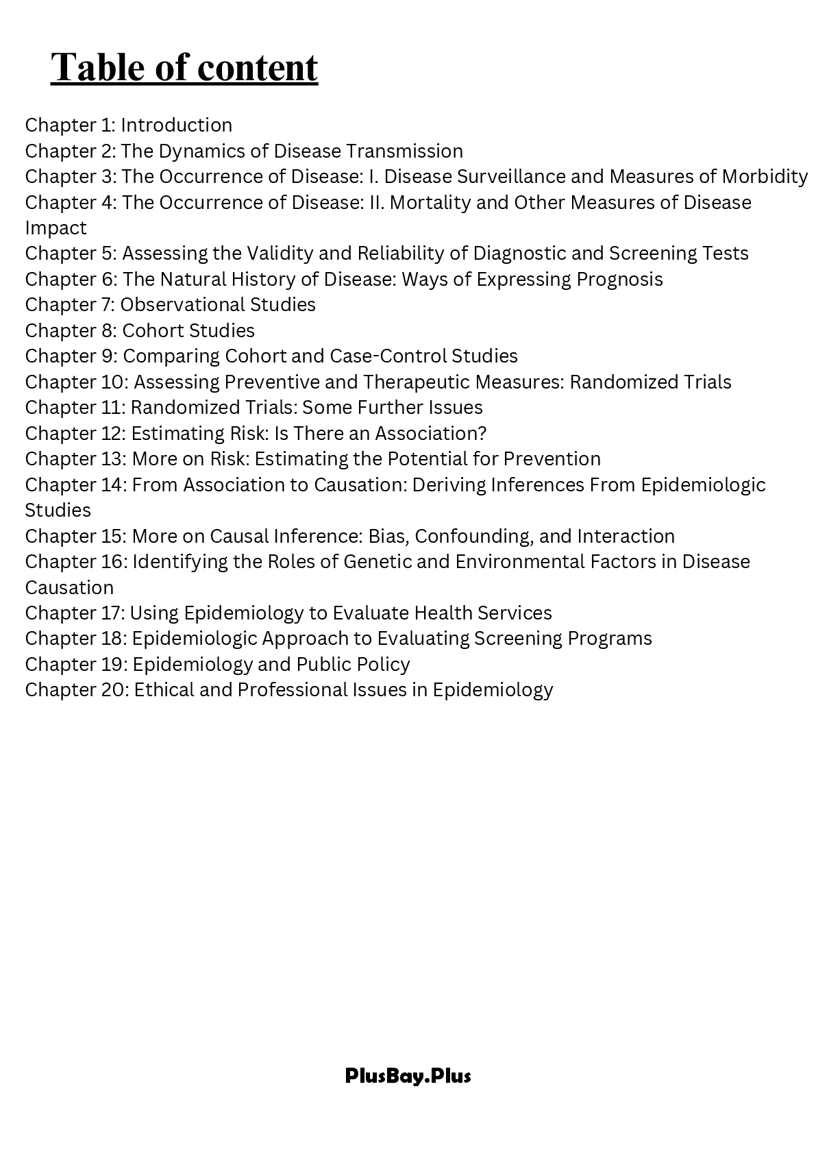 Test Bank Gordis Epidemiology 6th Edition Celentano 2025 All Chapters 1-20 A+