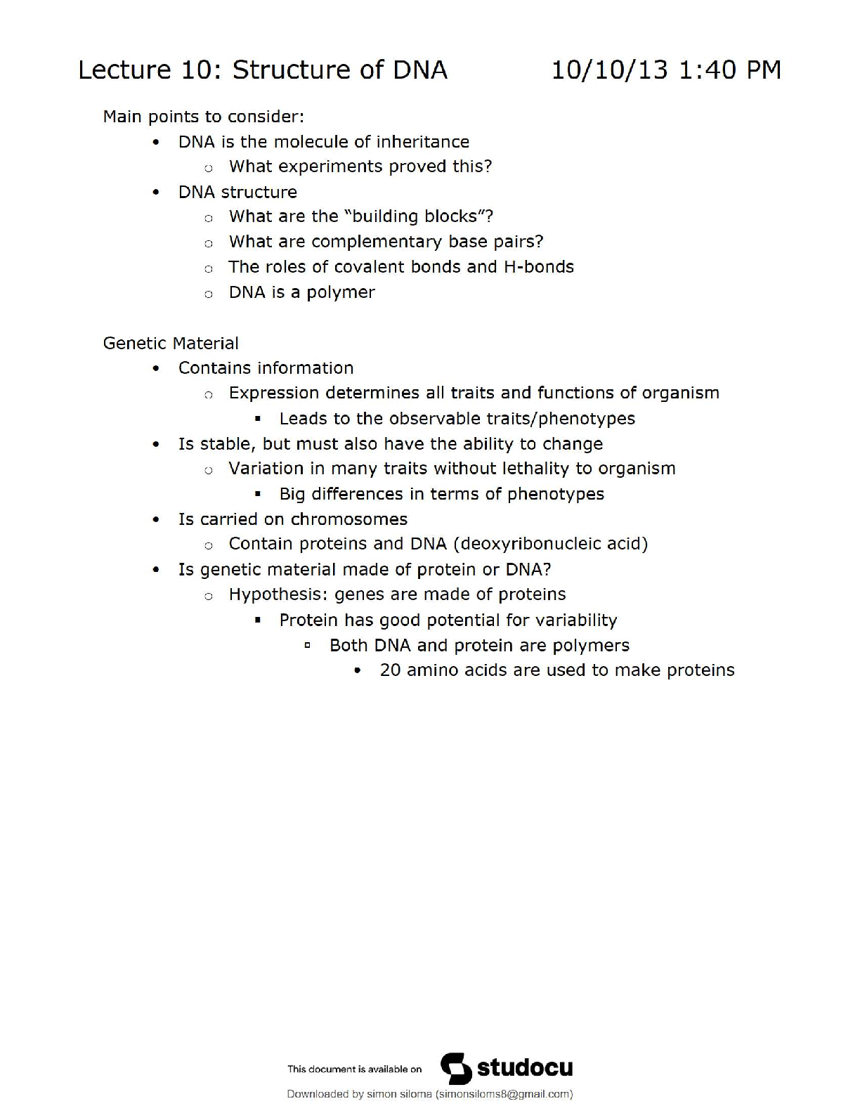 Preview of Genetics 380 / Exam 2 / Summary Notes –   – 2025 Update