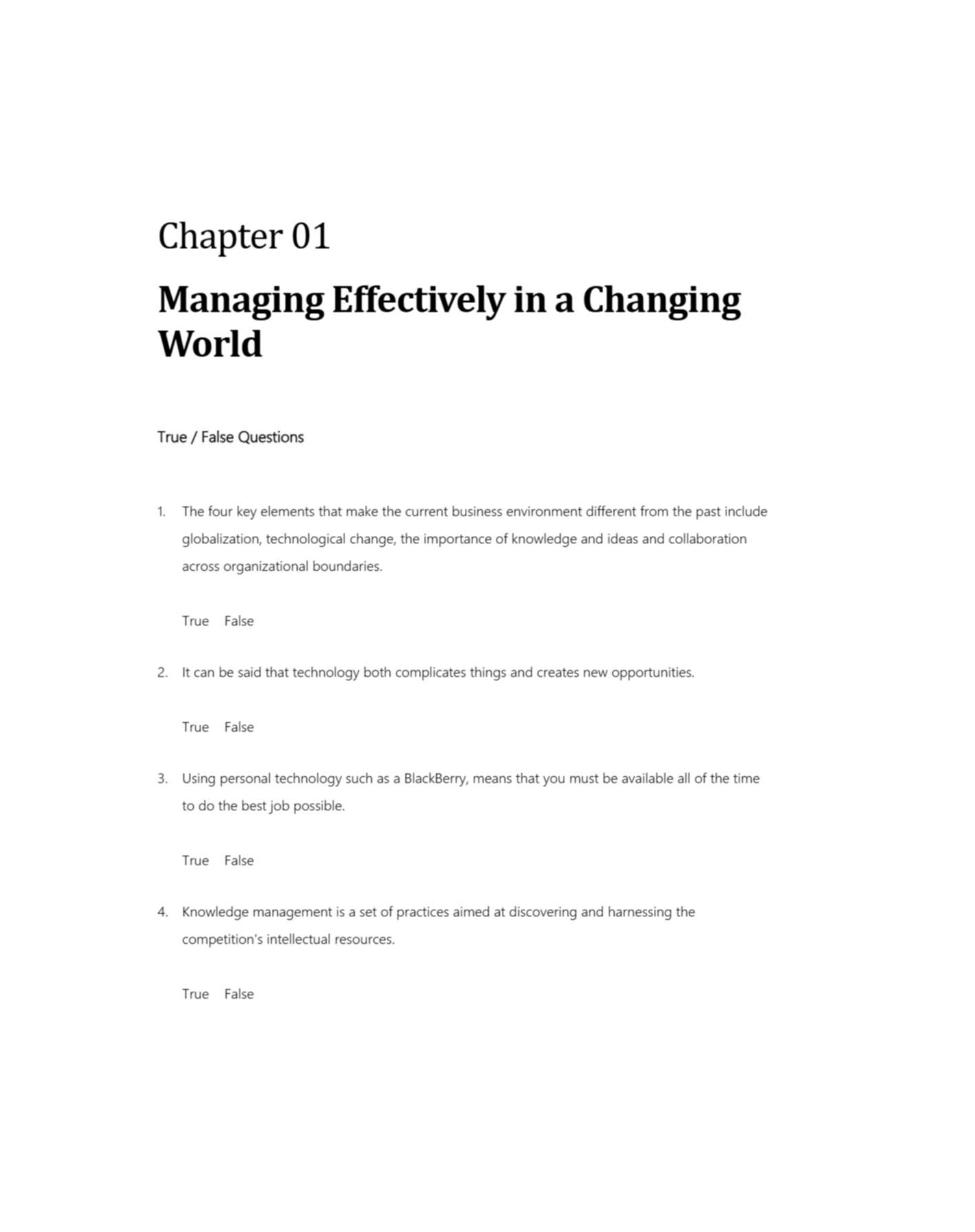 Preview image for MANAGING EFFECTIVELY IN A CHANGING WORLD