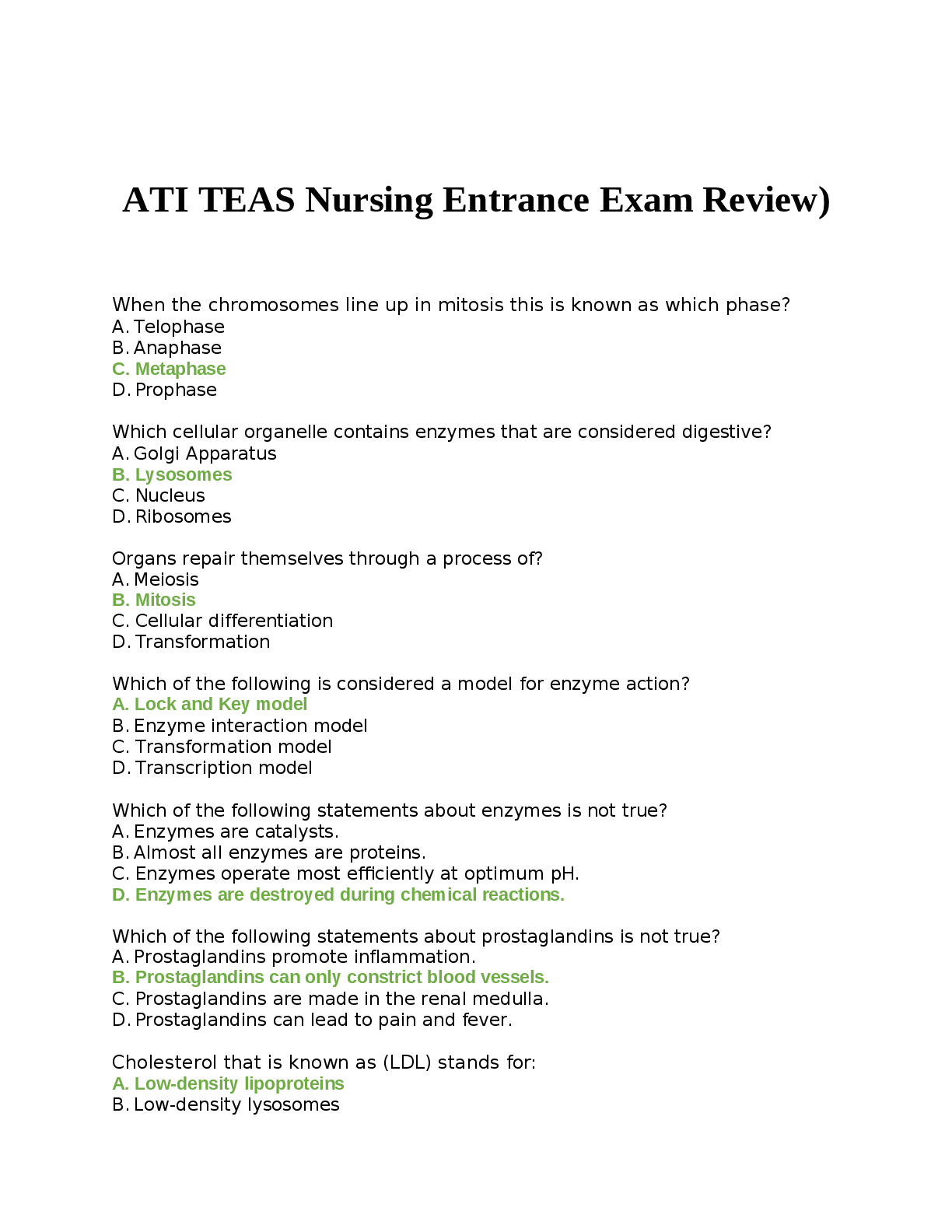 Preview image for ati teas nursing entrance exam review test bank  1 .docx (3)