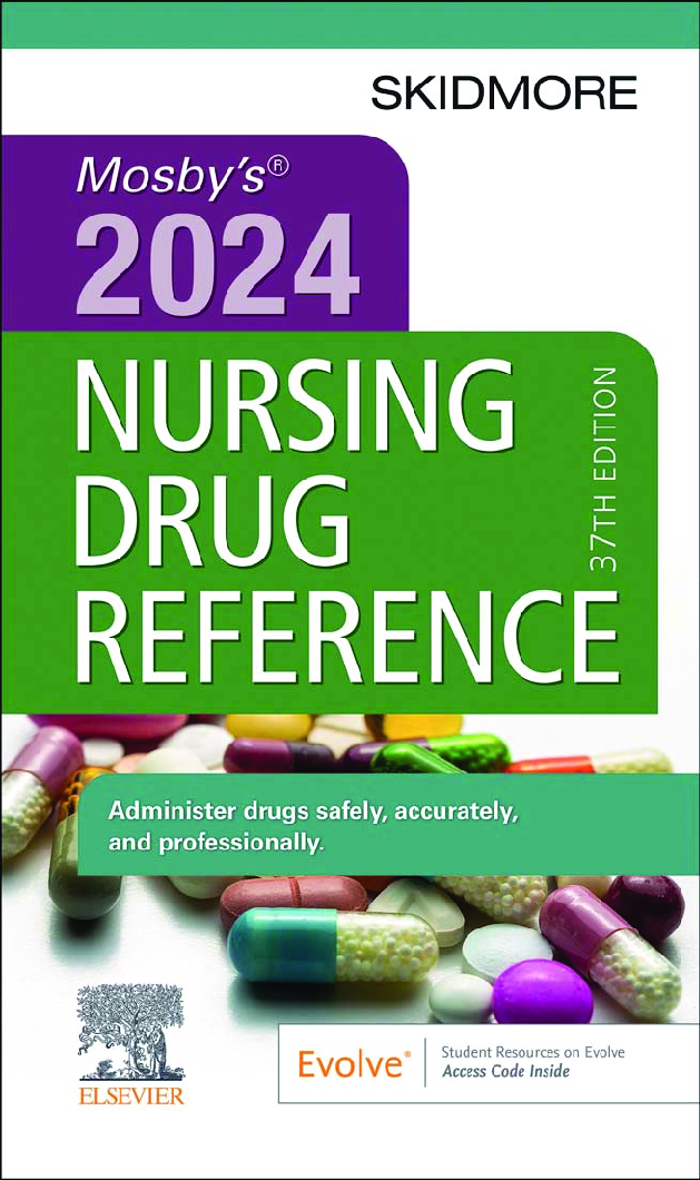 Recommended document preview for eBook [PDF] Mosby's 2024 Nursing Drug Reference 37th Edition By Linda Skidmore-Roth RN MSN NP