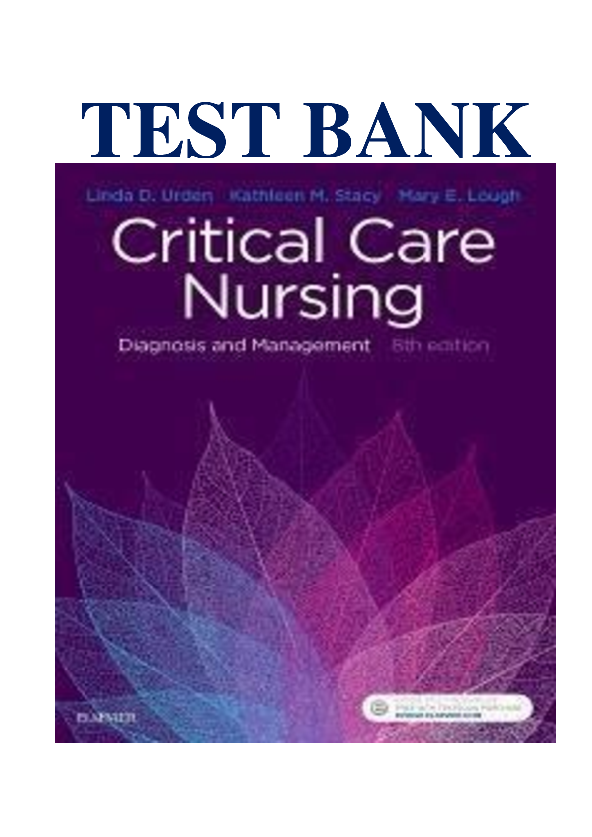 Preview image for Test Bank For Critical Care Nursing Diagnosis and Management 8th Edition by Urden ISBN No: 9780323447522 Complete Guide A+