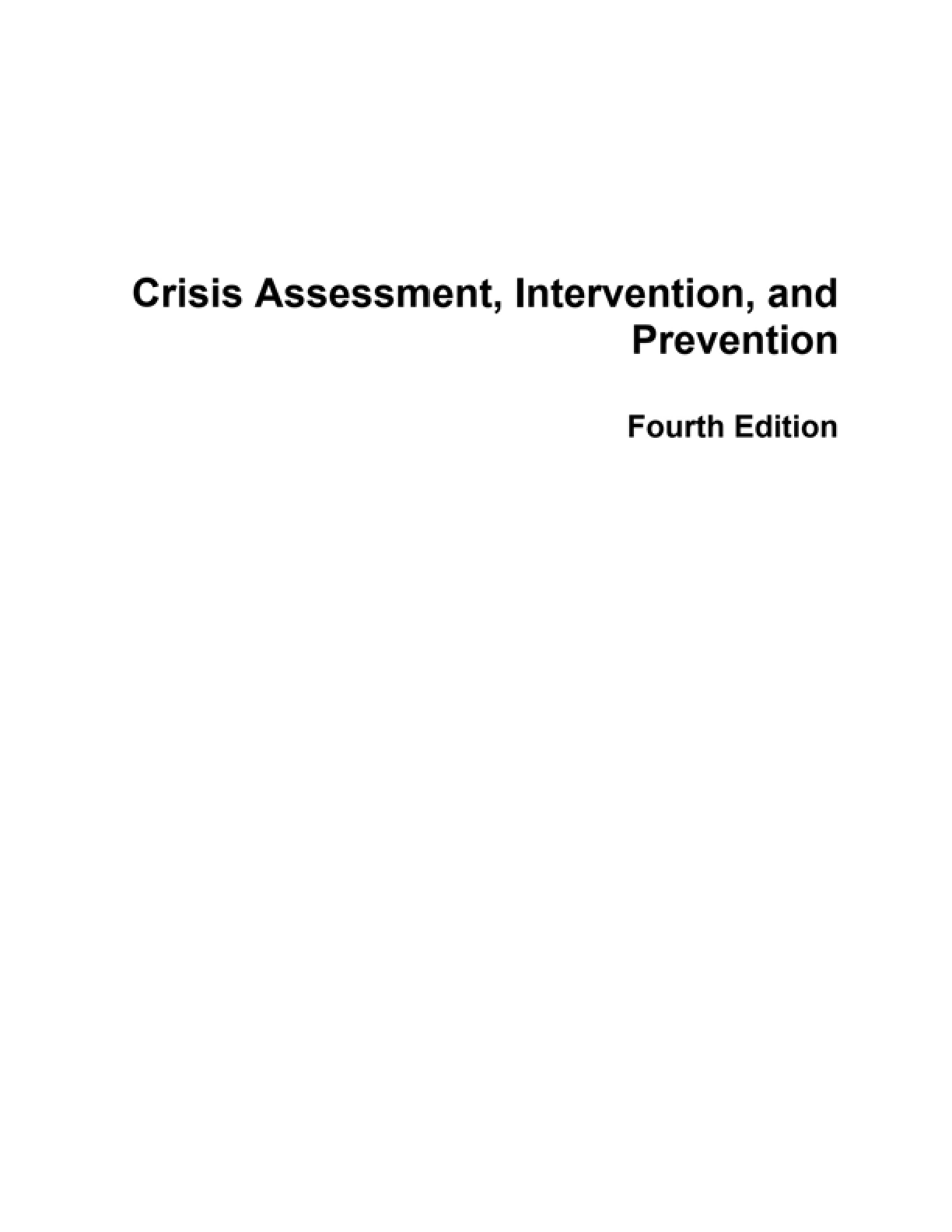 Preview image for Test Bank For Crisis Assessment Intervention and Prevention 4th Edition By Lisa Jackson Cherry Bradley A+