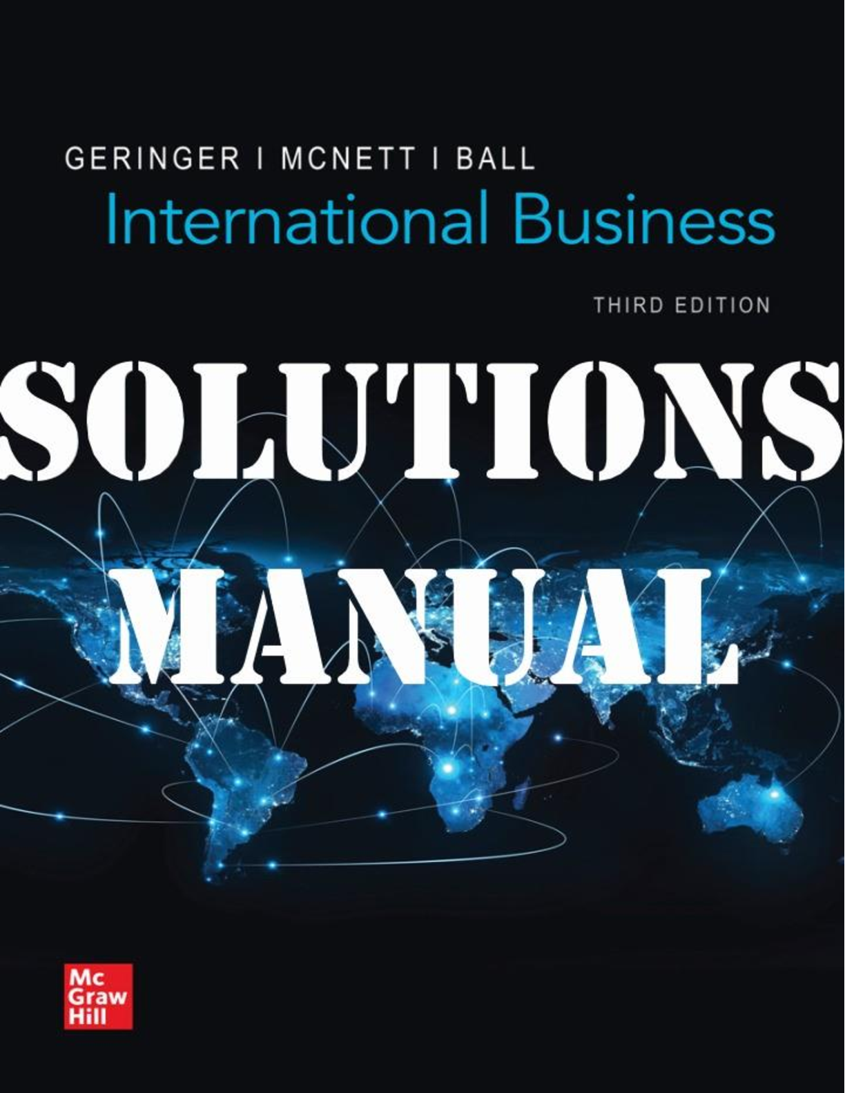 Preview image for International Business 3rd Edition By Michael Geringer, Jeanne SOLUTIONS MANUAL