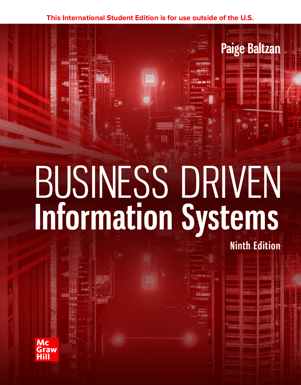 eBook [PDF] (ISE) Business Driven Information Systems 9th Edition By Paige Baltzan