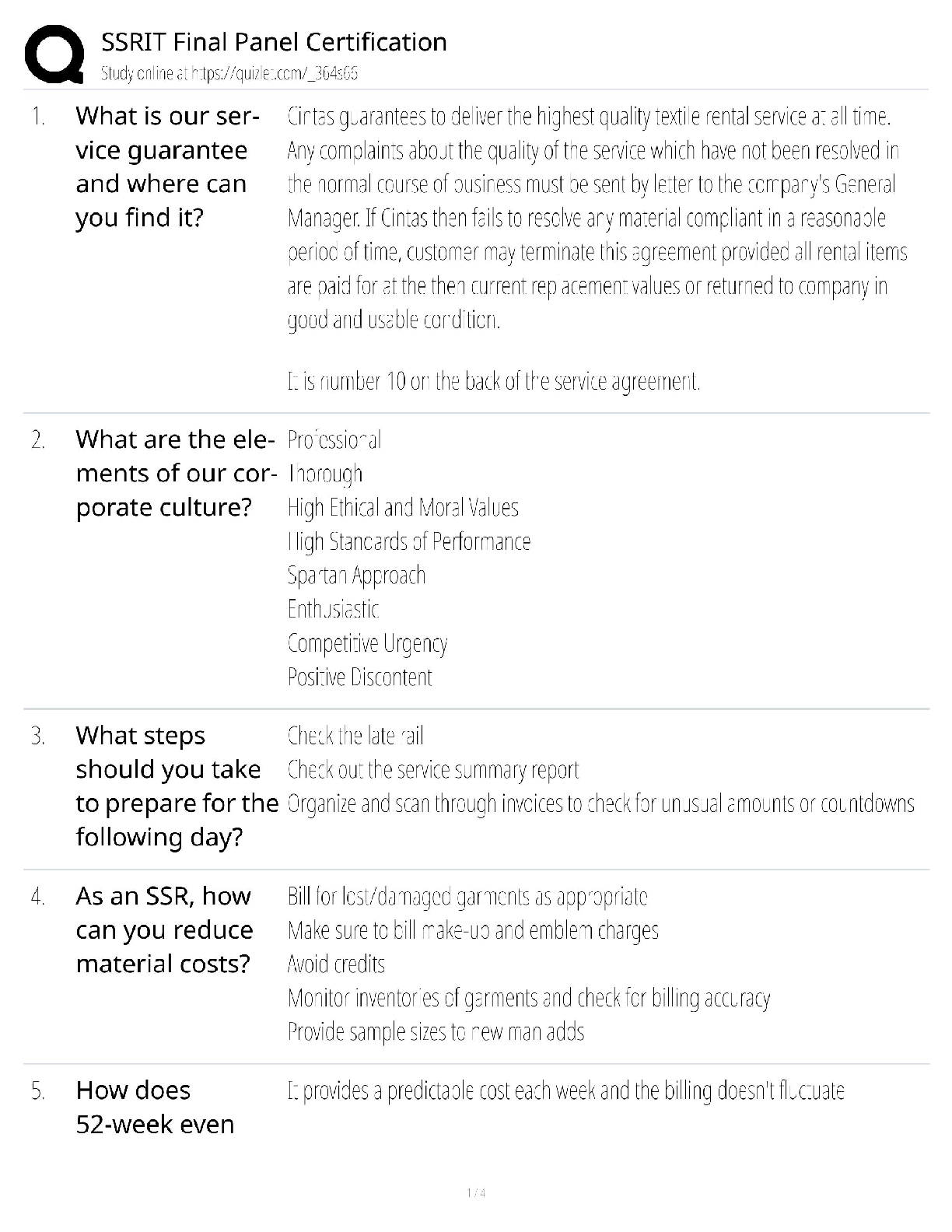 SSRIT Final Panel Certification / Score 100% / 2025 Study Guide & Test Bank