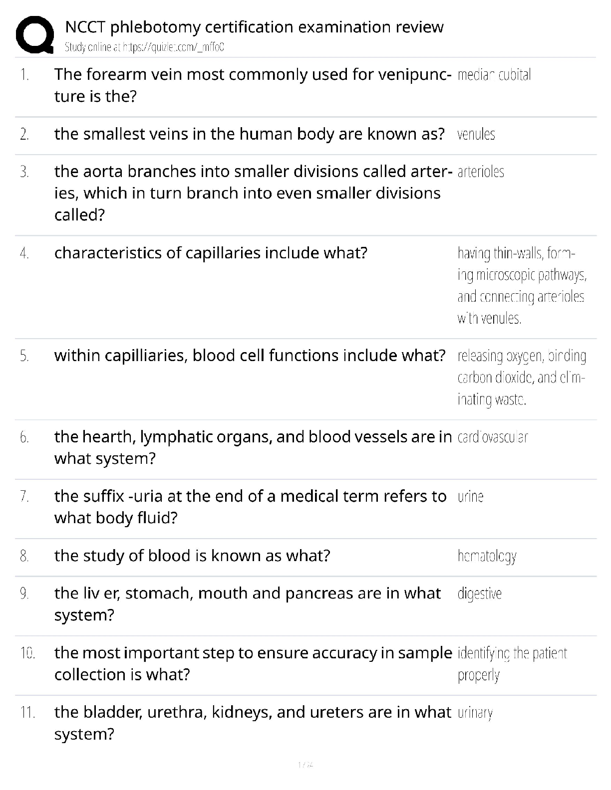 NCCT Phlebotomy Certification Exam Review / Score 100% / 2025 Study Guide & Test Bank