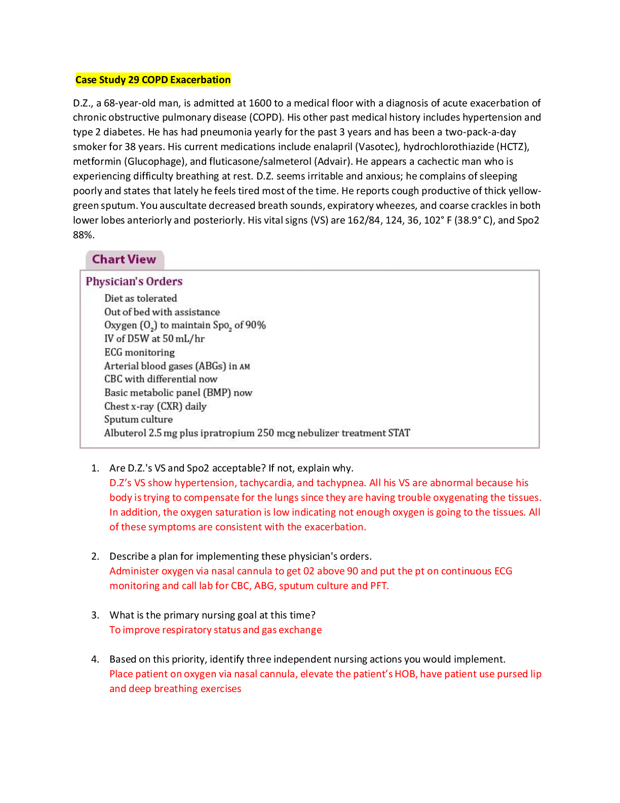 Preview image for Case Study 29 COPD Exacerbation