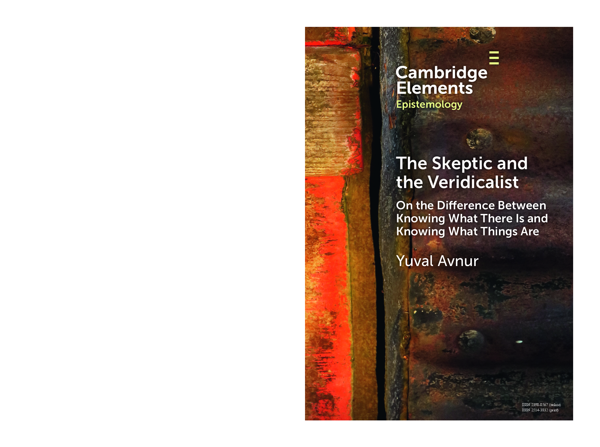 Preview image of eBook [PDF] The Skeptic and the Veridicalist On the Difference Between Knowing What There Is and Knowing What Things Are 1st Edition By Yuval Avnur - document