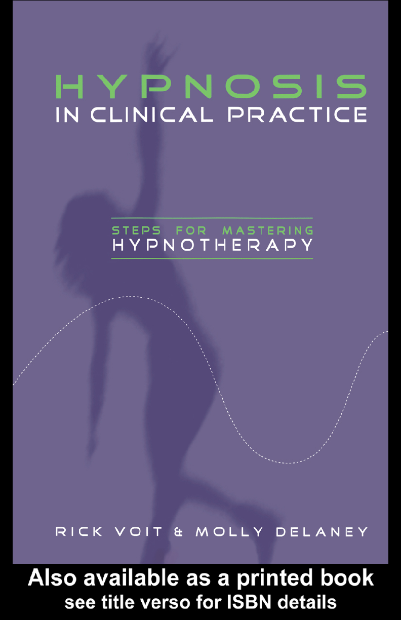 Preview image for [Ebook][Pdf] Hypnosis in Clinical Practice 1st Edition by Rick Voit , Molly DeLaney