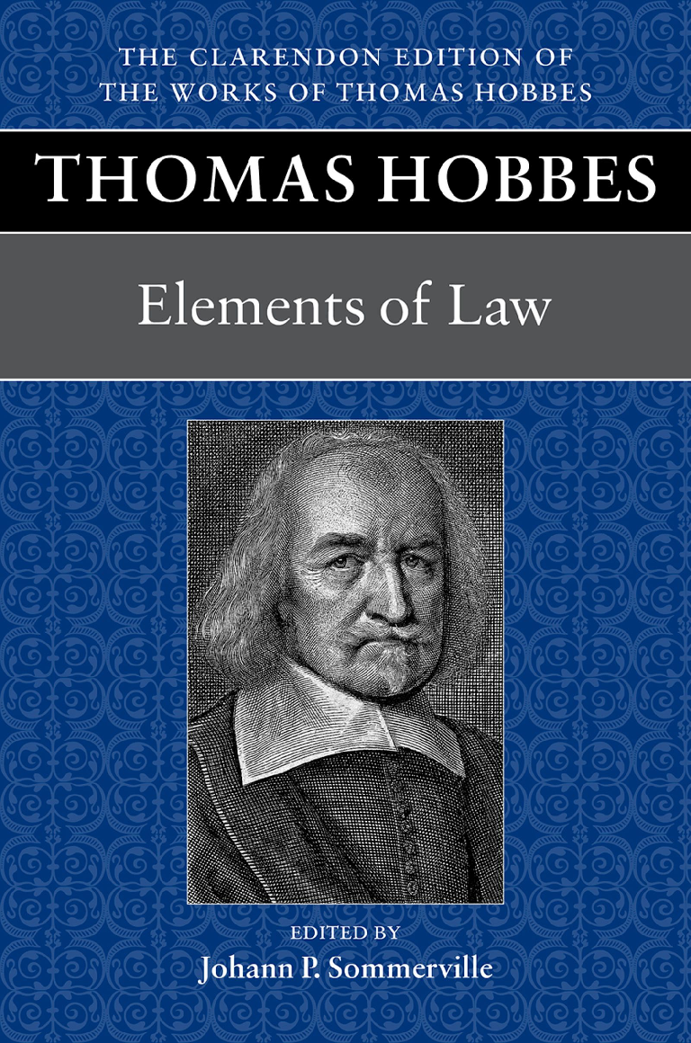 [eBook] [PDF] THOMAS HOBBES THE ELEMENTS OF LAW,NATURALL AND POLITIQUE 1st Edition By JOHANN P.SOMMERVILLE