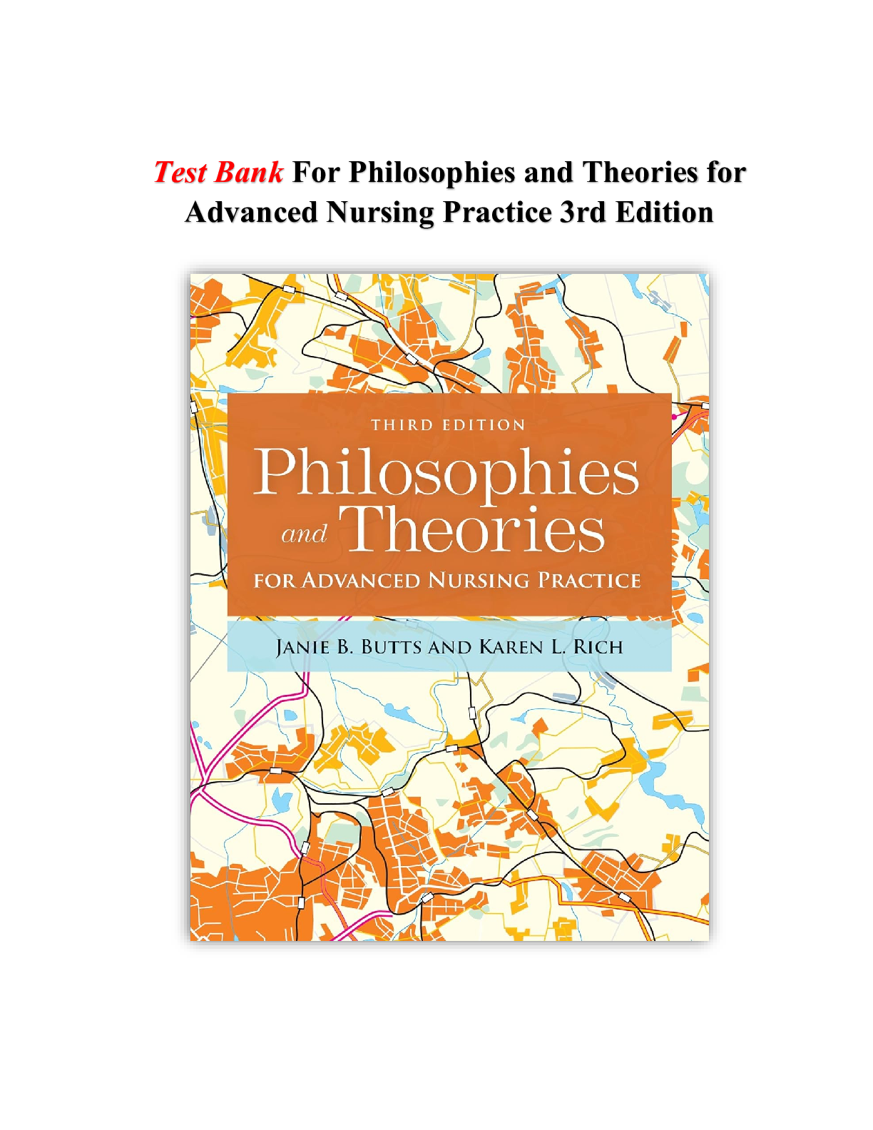 Preview image for Test Bank For Philosophies and Theories for Advanced Nursing Practice 3rd Edition All Chapters || A+ Updated 2025