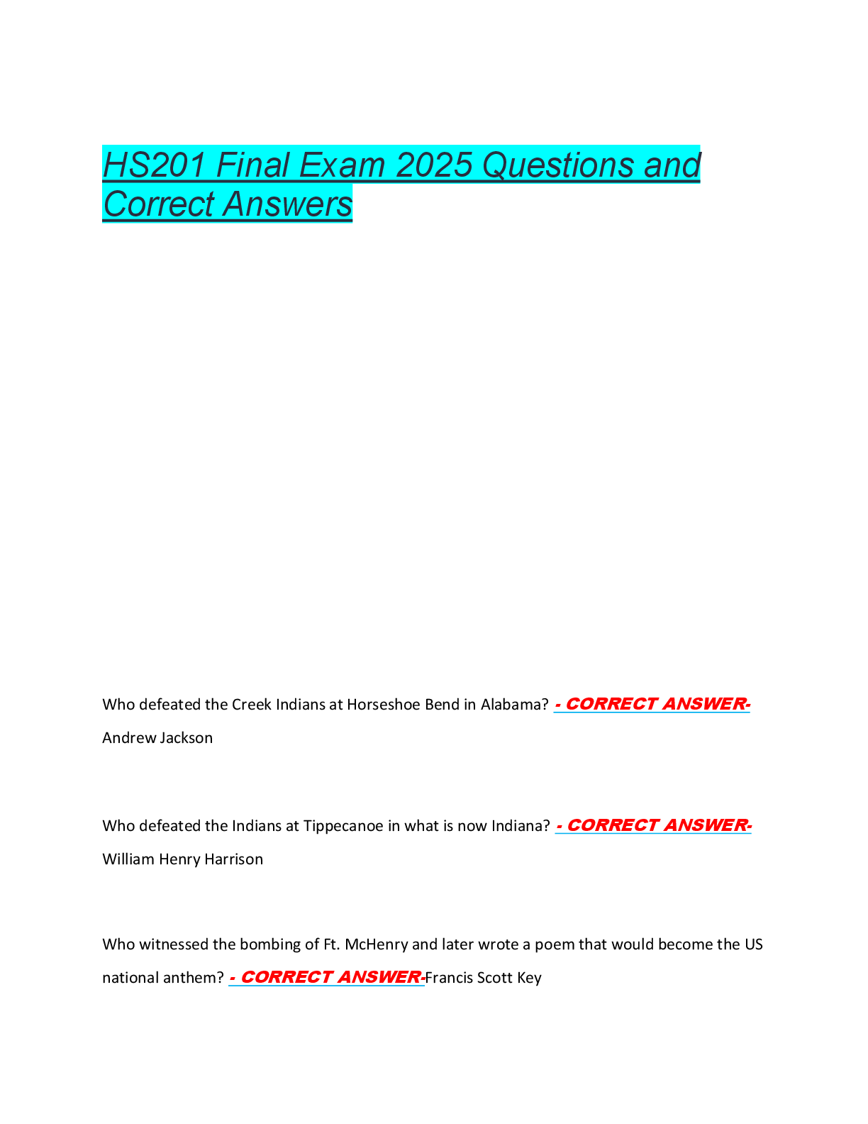 Preview of Exam 1 - NRSG 206 Questions and  Answers Graded A+|Latest 2025