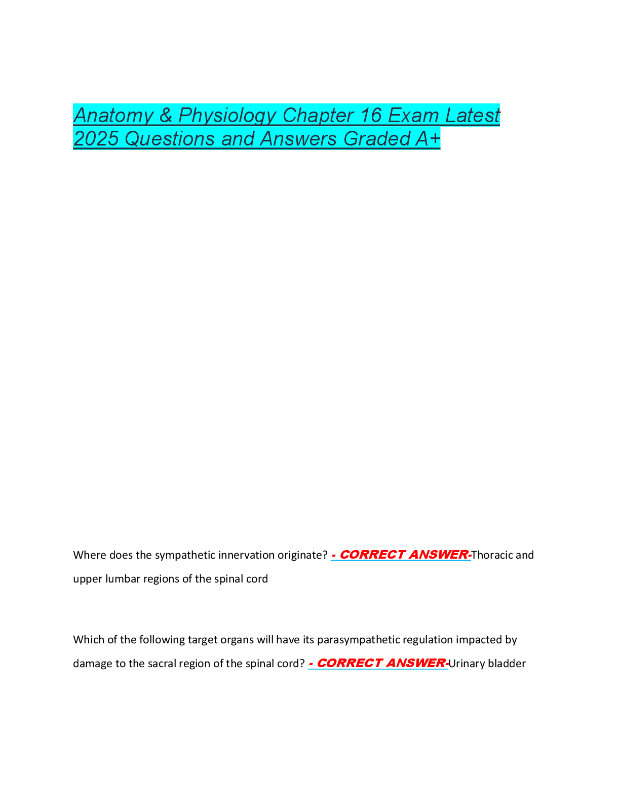 MGT 6311 Final Exam Latest 2025  Questions and Answers Graded A+