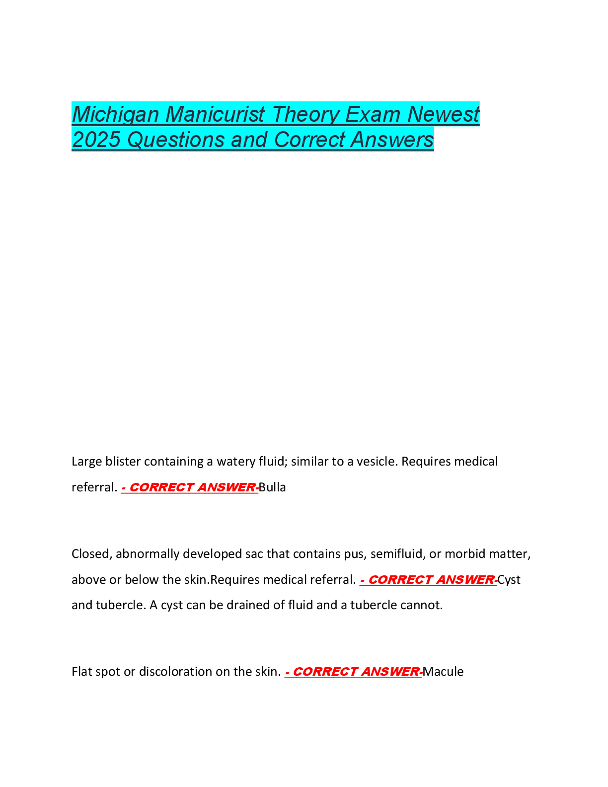 AAPC CPB Practice Exam Latest 2025  Questions and Correct Answers Graded A+