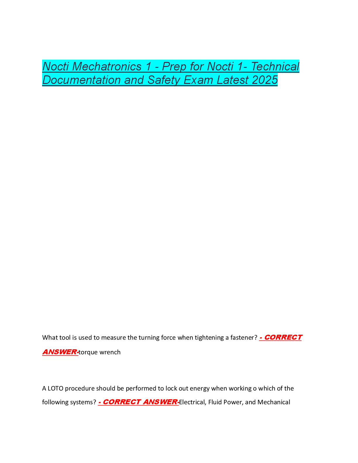 NMLS Test Prep Latest 2025  Questions and Answers Graded A+