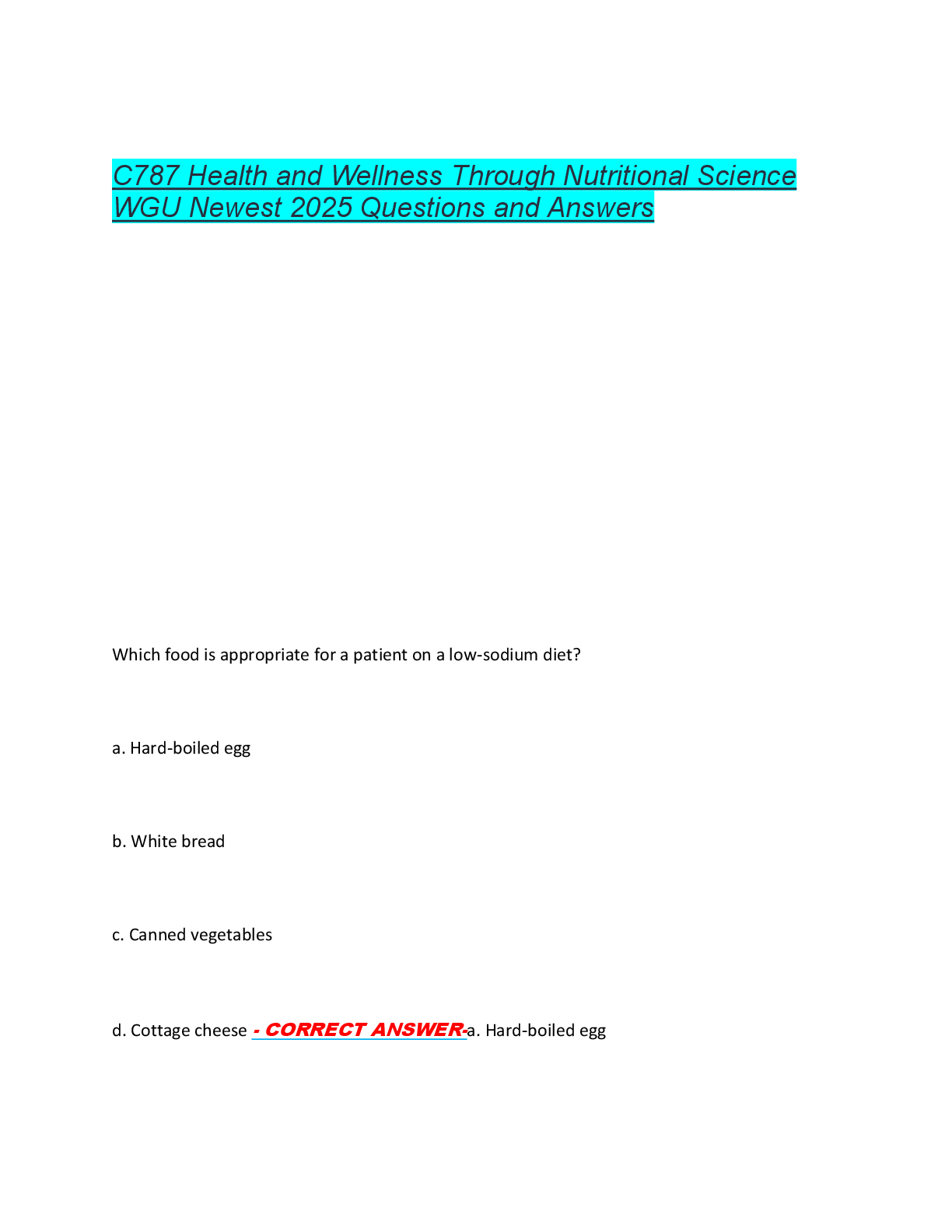 NSG 3600 Exam 1 Pediatric Nursing Galen College of  Nursing Exam Latest 2025 Questions and Answers